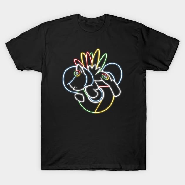 Neon Chrome Pony T-Shirt by Brony Designs